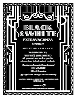 Black and White Extravaganza